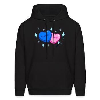 Perfect Match Candy - Men's Hoodie - black - Front - Elias (183cm)
