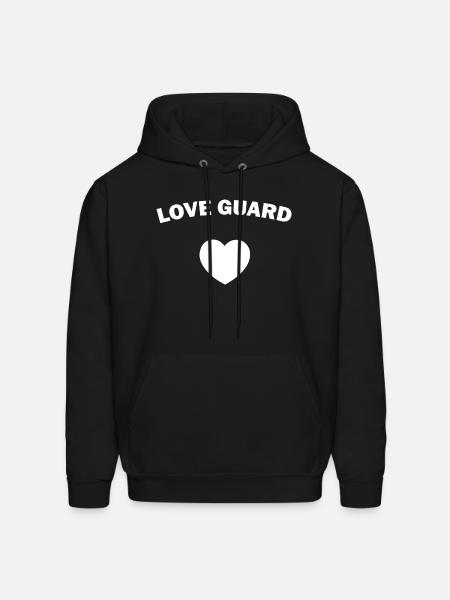 Love Guard - Men's Hoodie - black
