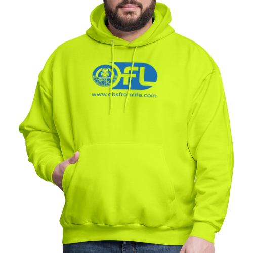 Observations from Life Logo with Web Address - Men's Hoodie