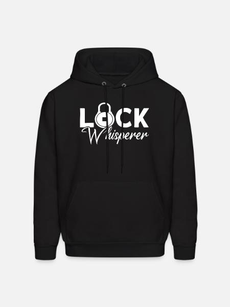 Lock Whisperer Locks Locksmith green - Men's Hoodie - black
