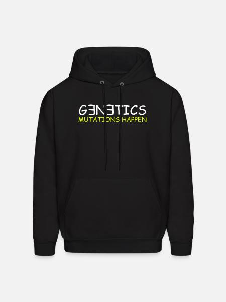 Genetics Mutations Happen - Men's Hoodie - black