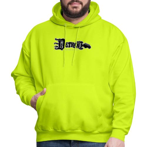 DETROIT GUITAR WTTD BLK SLR REG FONT - Men's Hoodie