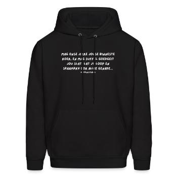 Griekwa Psalm - Men's Hoodie - black - Front - Elias (183cm)