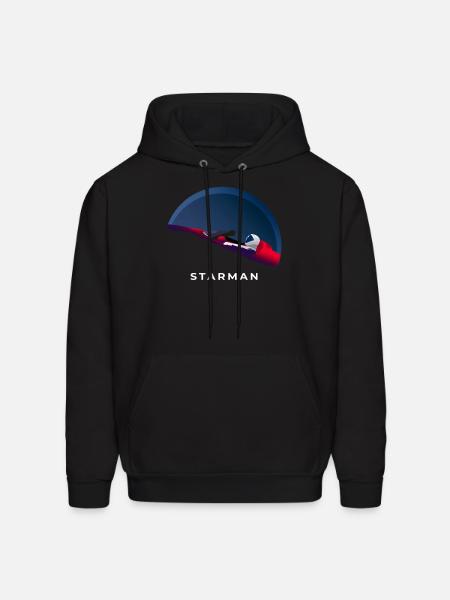 SpaceX Tesla Starman - Men's Hoodie - black