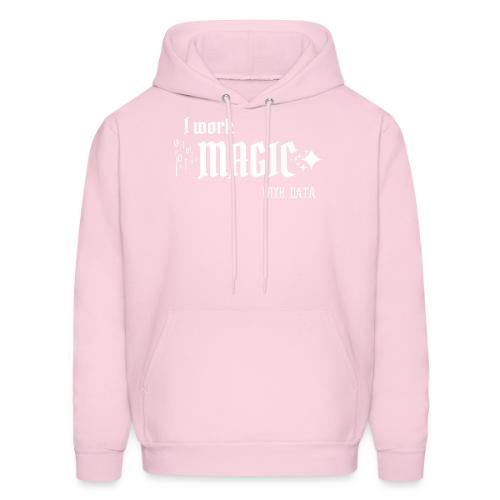 I Work Magic with Data (dark) - Men's Hoodie