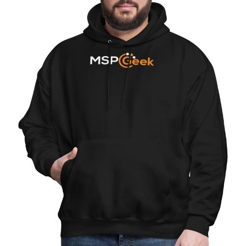 MSPGeek Full White Logo - Men's Hoodie