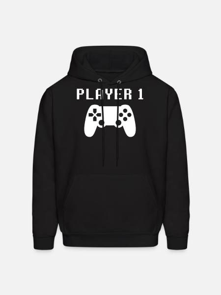 Player 1 - Men's Hoodie - black