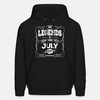 True legends are born in July - Hoodie for men