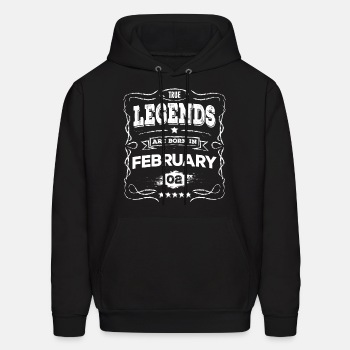 True legends are born in February - Hoodie for men