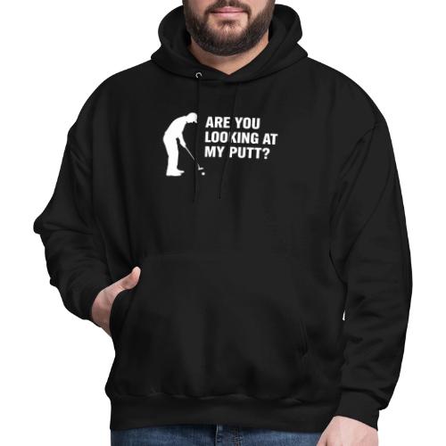 Golf Gift for Dad - Putt Harder Funny Graphic Tee - Men's Hoodie