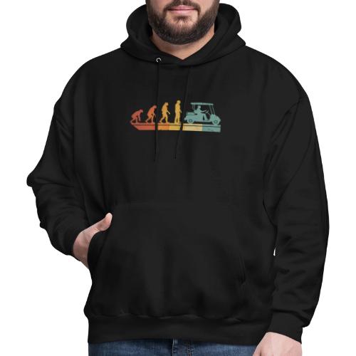 Evolution of Golf Funny Retro Cart Quote - Men's Hoodie
