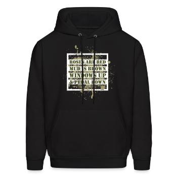 Offroad & Mudding 4Wd Truck Mud Is Brown Meme - Men's Hoodie - black - Front - Elias (183cm)