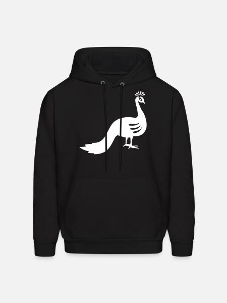 Peacock - Men's Hoodie - black