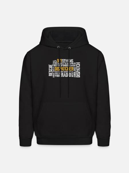 911 Dispatcher - Men's Hoodie - black