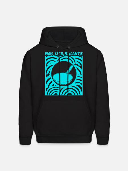 Wok Pan - Men's Hoodie - black