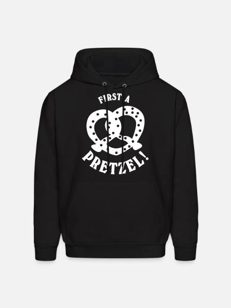Pretzel Pretzels - Men's Hoodie - black