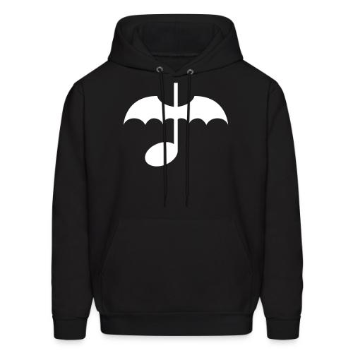Music Note with Bat Wings - Men's Hoodie