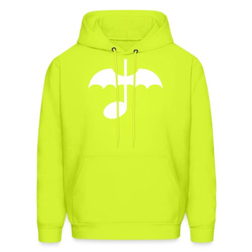 Music Note with Bat Wings - Men's Hoodie