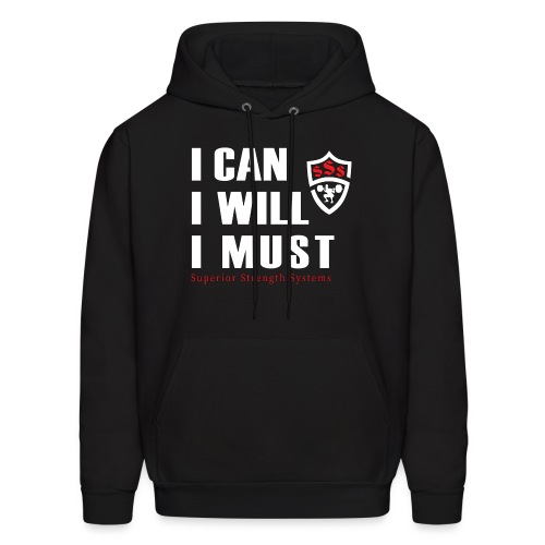 I can I will I must - Men's Hoodie