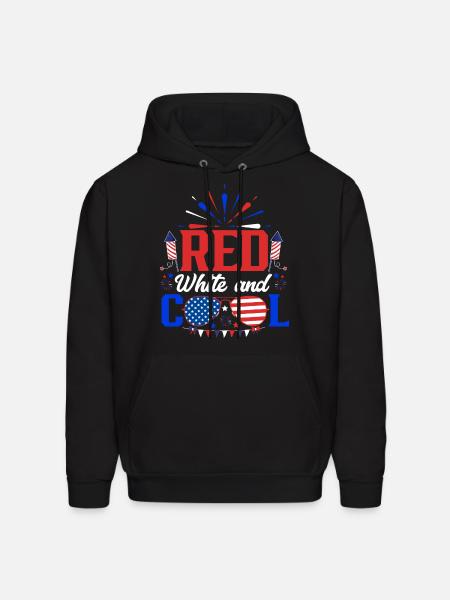 4th of july - Men's Hoodie - black