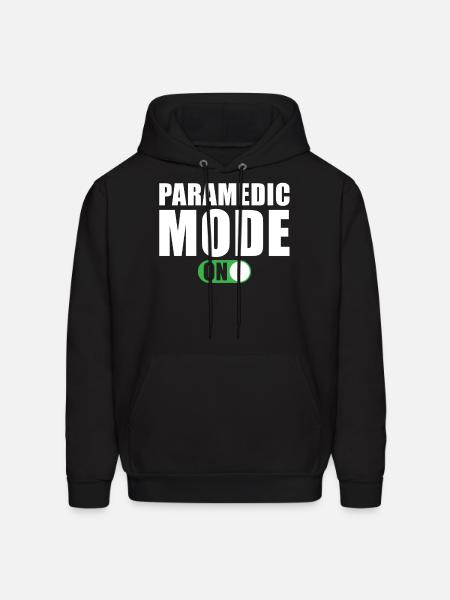 Paramedic Mode on - Men's Hoodie - black