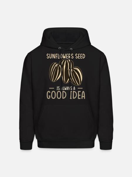 Sunflower Seeds - Men's Hoodie - black