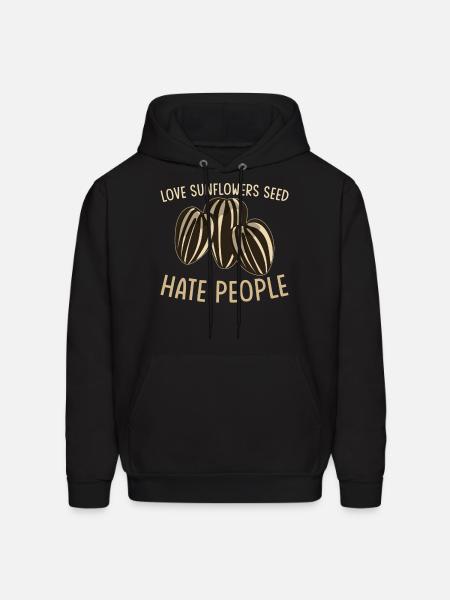 Sunflower Seeds - Men's Hoodie - black