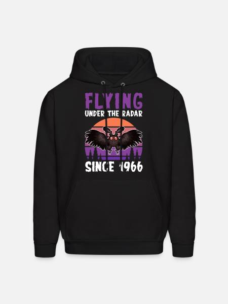 Mothman Cryptid Cryptozoology - Men's Hoodie - black