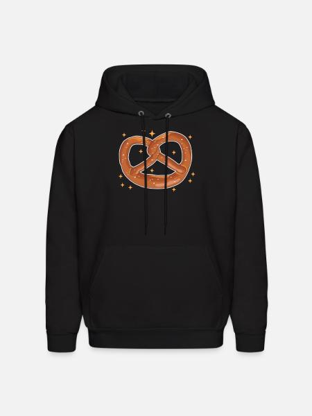 Pretzel Pretzels Lover - Men's Hoodie - black