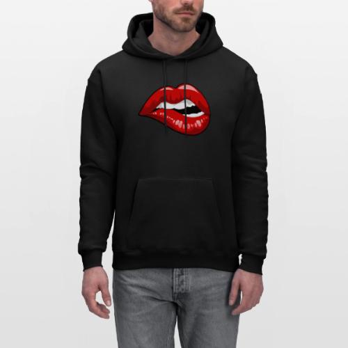 Lip Bite - Men's Hoodie