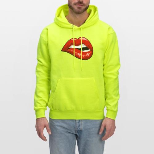 Lip Bite - Men's Hoodie
