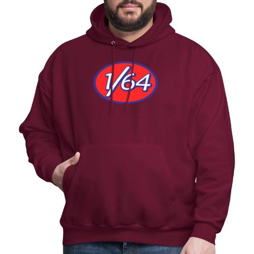 One Sixty Four -- vintage auto inspired oval - Men's Hoodie