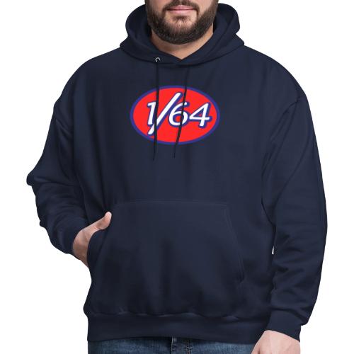 One Sixty Four -- vintage auto inspired oval - Men's Hoodie
