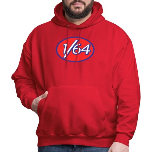 One Sixty Four -- vintage auto inspired oval - Men's Hoodie