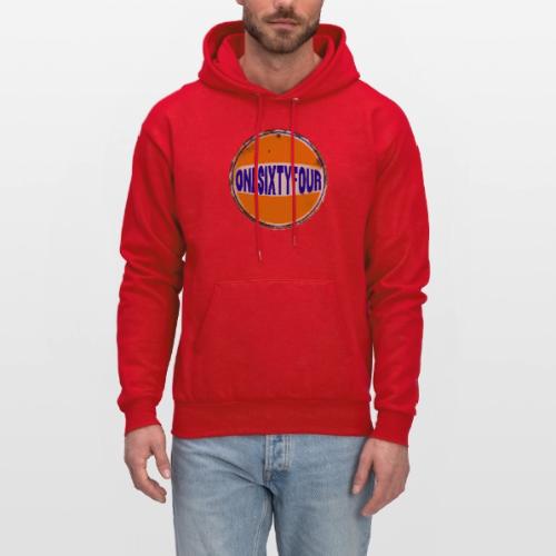 One Sixty Four --vintage auto inspired orange - Men's Hoodie