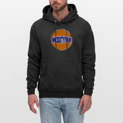 One Sixty Four --vintage auto inspired orange - Men's Hoodie