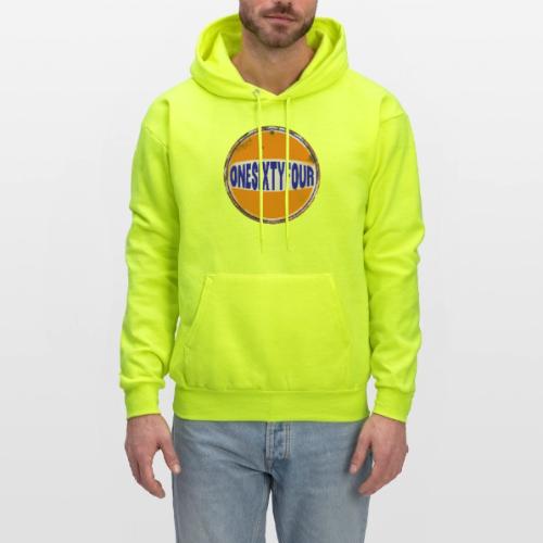 One Sixty Four --vintage auto inspired orange - Men's Hoodie