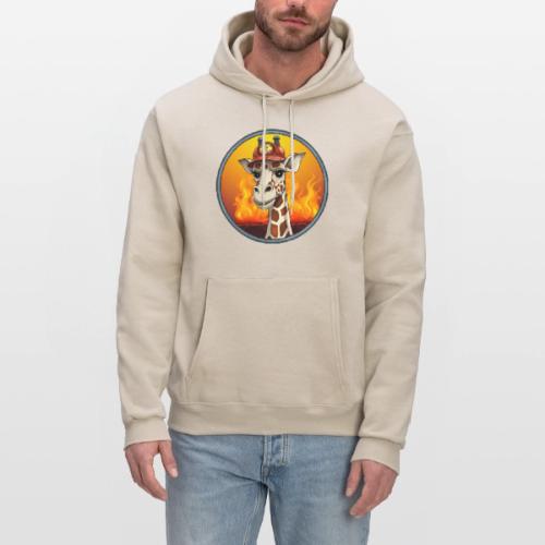 Giraffe Firefighter - Men's Hoodie