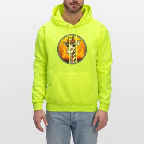 Giraffe Firefighter - Men's Hoodie