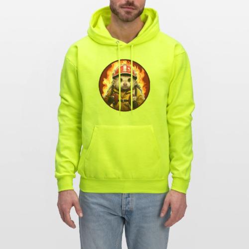 Hedgehog Firefighter - Men's Hoodie