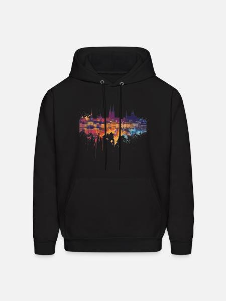 Bordeaux - Men's Hoodie - black