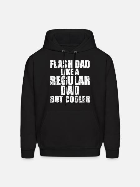 Bouldering Flash Dad Boulderer - Men's Hoodie - black