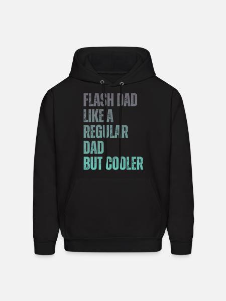 Bouldering Flash Dad Boulderer - Men's Hoodie - black