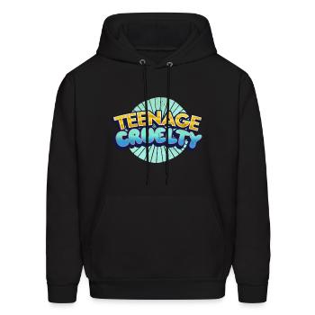 Teenage cruelty - Men's Hoodie - black - Front - Elias (183cm)