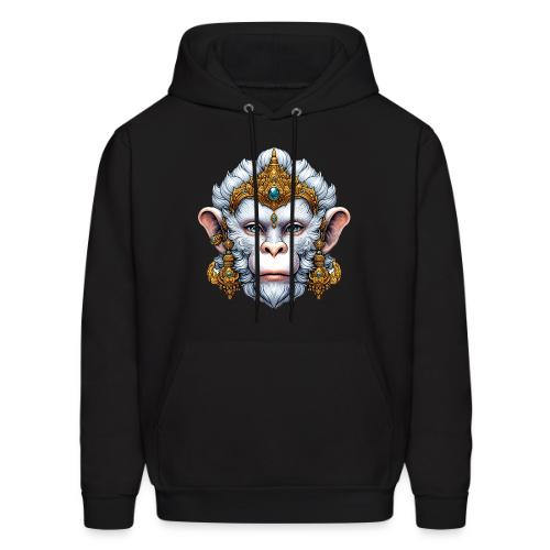 Thai Hanuman Monkey Deity Mask - Men's Hoodie