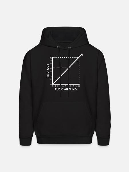 Discover the Consequences - Men's Hoodie - black