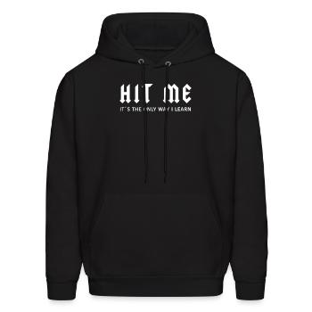 BDSM Sub Dom Fetish Submissive gift - Men's Hoodie - black - Front - Elias (183cm)