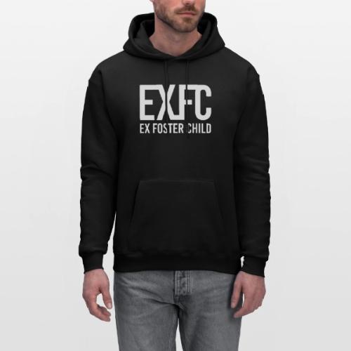 White EXFC logo png - Men's Hoodie