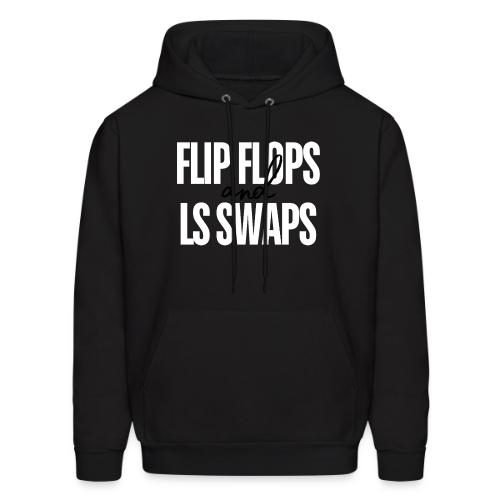 Flip Flops & LS Swaps (WHITE) - Men's Hoodie