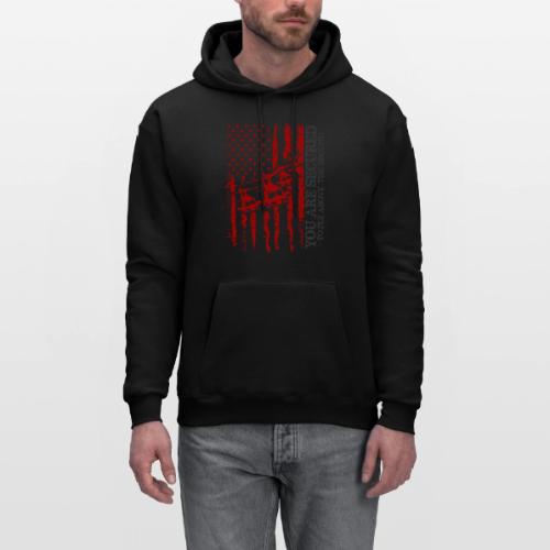 You are Secured To Fly Above The Ground - Men's Hoodie